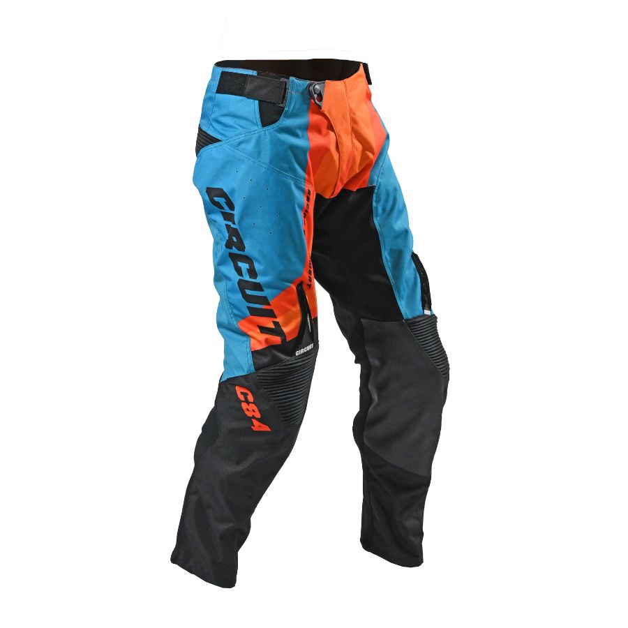 Calça Circuit Reflex Azul Fluor e Laranja