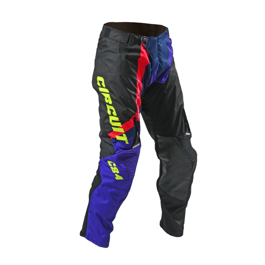 Calça Circuit Reflex Amarela Fluor e Azul