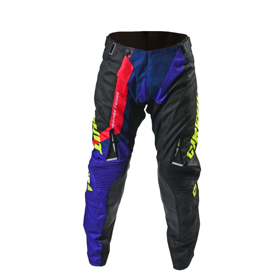 Calça Circuit Reflex Amarela Fluor e Azul