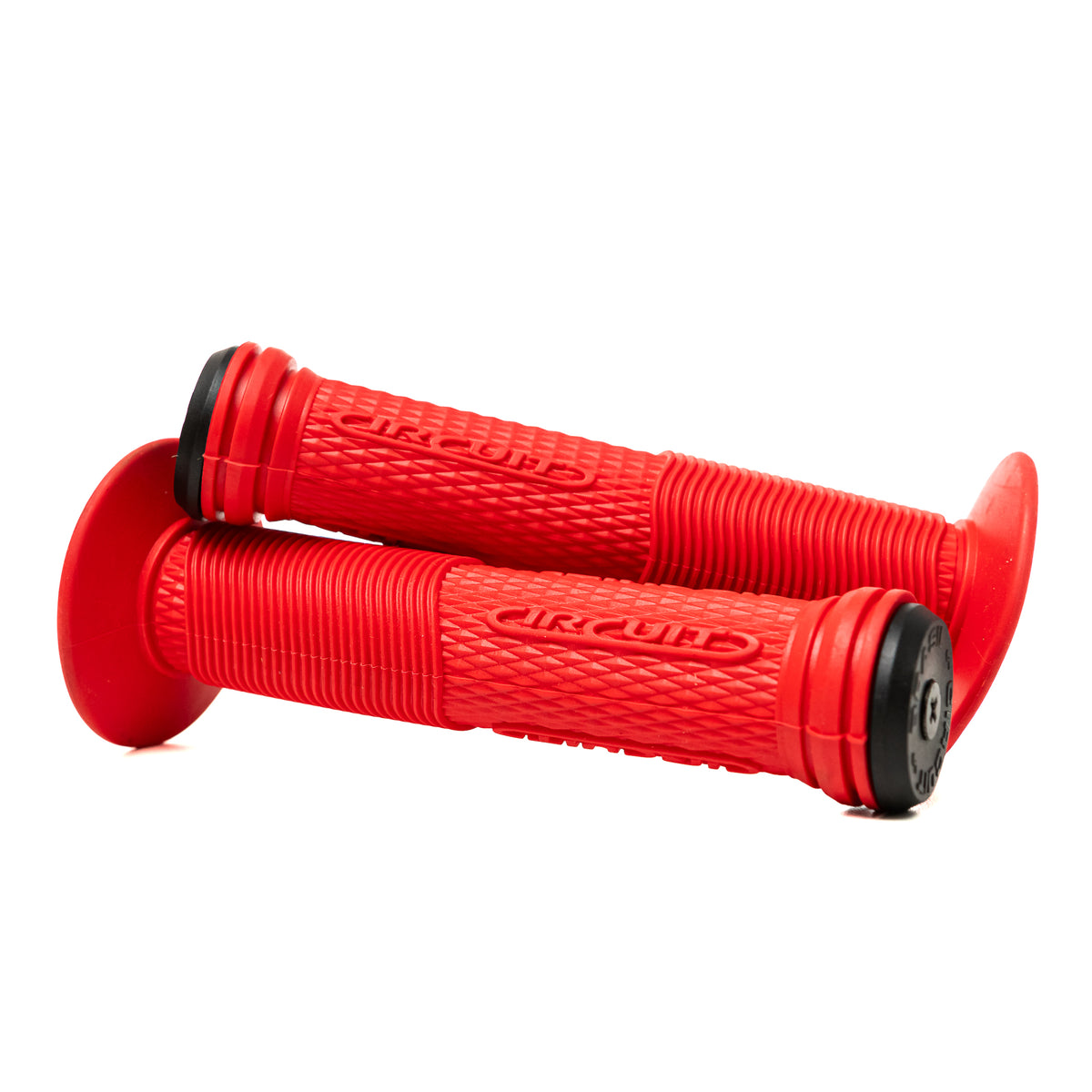 Par Manopla Titanium Com Ponteira Bicicleta Bike Mtb Bmx Circuit