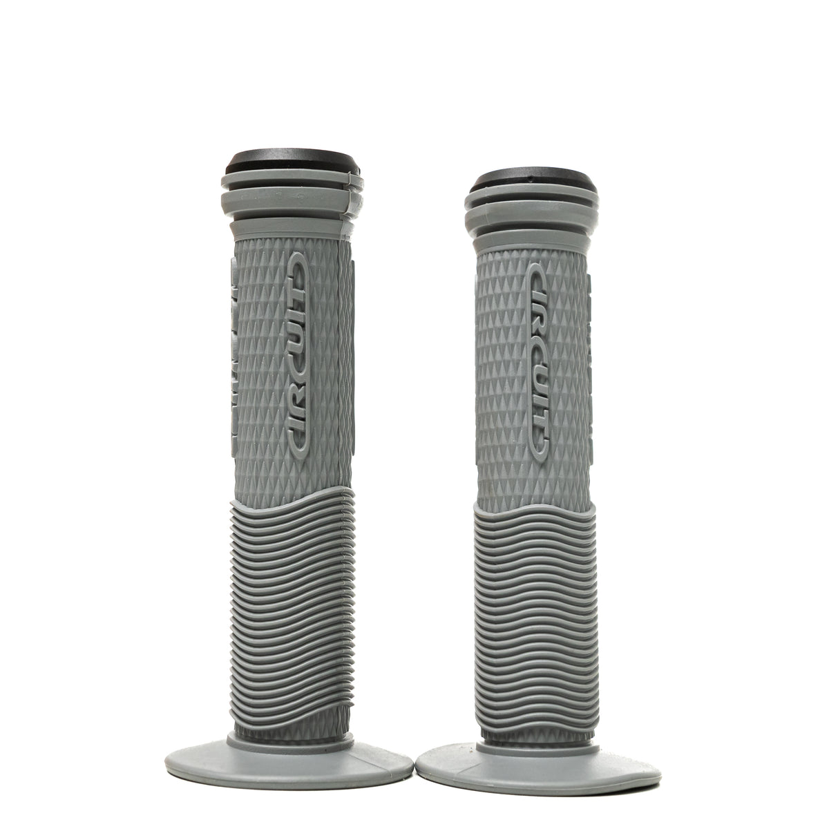 Par Manopla Titanium Com Ponteira Bicicleta Mtb Bmx Circuit
