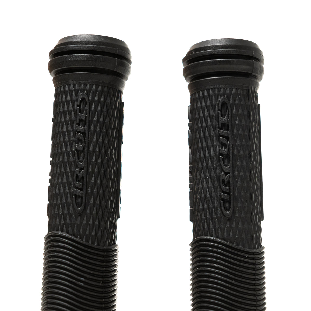 Par Manopla Titanium Com Ponteira Bicicleta Mtb Bmx Circuit