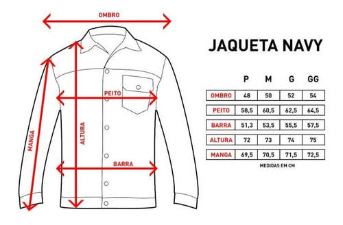 Jaqueta Navy C84 Masculina Azul - Circuit Equipment Brasil
