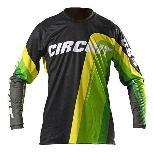 Camisa Circuit Reflex Amarela e Verde