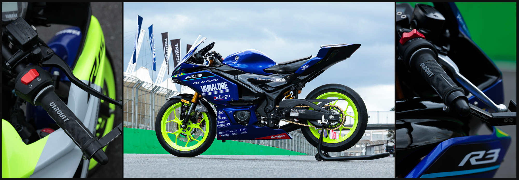 O segredo do controle: conheça o acessório Circuit favorito dos pilotos da Yamaha R15 e R3 Latin América Cup