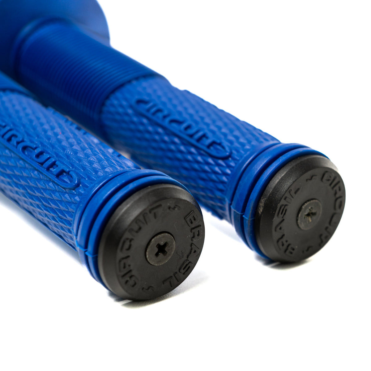 Par Manopla Titanium Com Ponteira Bicicleta Bike Mtb Bmx Circuit
