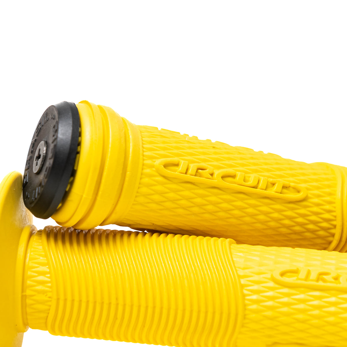 Par Manopla Titanium Com Ponteira Bicicleta Bike Mtb Bmx Circuit