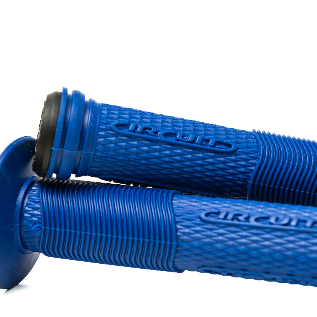 Par Manopla Titanium Com Ponteira Bicicleta Bike Mtb Bmx Circuit