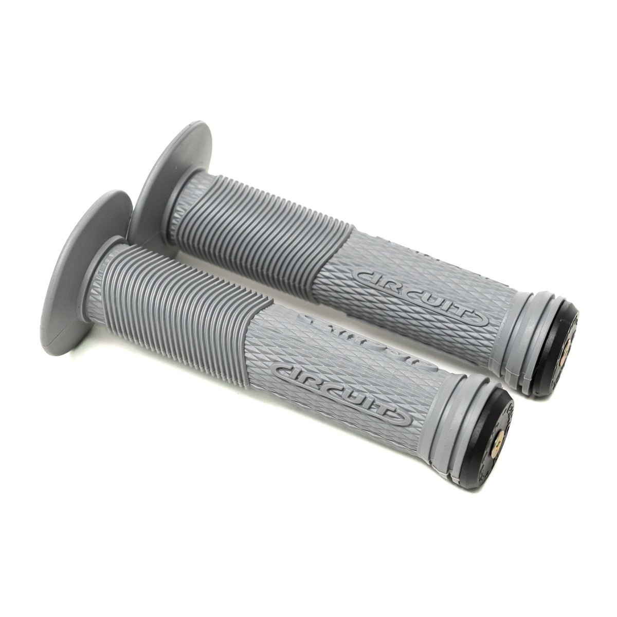 Par Manopla Titanium Com Ponteira Bicicleta Mtb Bmx Circuit