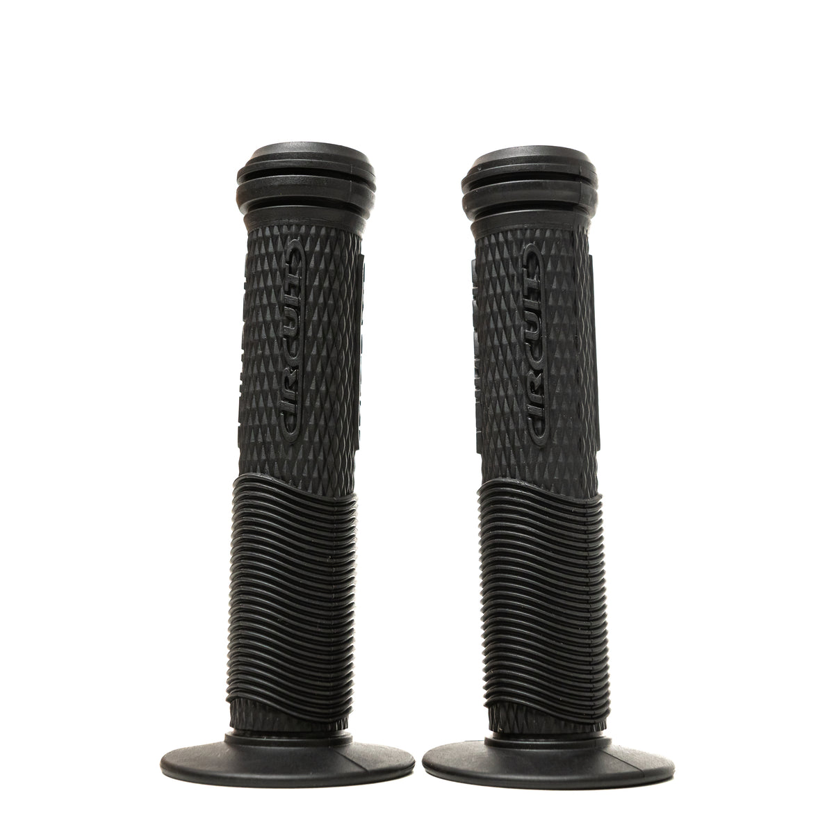 Par Manopla Titanium Com Ponteira Bicicleta Mtb Bmx Circuit