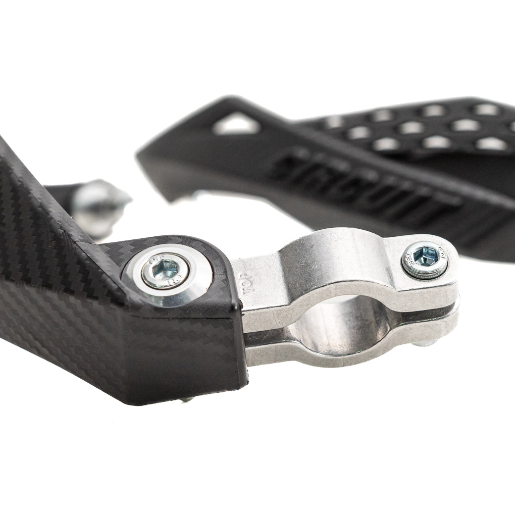 Par Protetor De Mão Fenix Carbon Moto Guidão Ferro Circuit